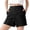 Navy |#18, variant on Bermuda Shorts for Women High Waisted Linen Dressy Casual Pleated Wide Leg Summer Shorts with Elastic Waist Green S