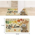 thumbnail image 3 of Fall Home Decor Doormat, Cute Funny Cat Outdoor Entrance Welcome Door Mat, Hello Autumn Thanksgiving Decorations Non Slip Floor Mat 30x17 Inches, 3 of 6