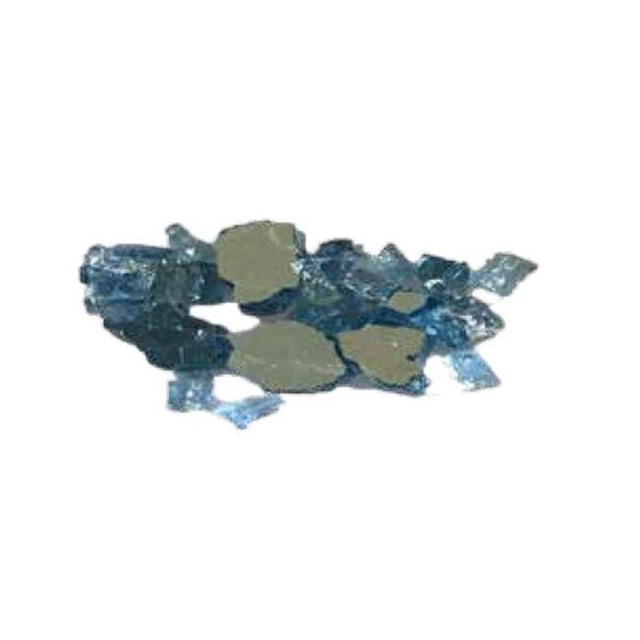 Dagan RG-STEELBLUE Verre Réfléchissant contre le Feu de 0,5 Po, Steel Blue