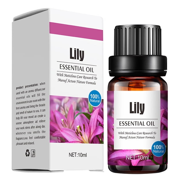 Xihbxyly Aceite de Aromaterapia, Aceite Esencial Natural Puro, Botella Ámbar Marrón de 10 Ml, Potenciador Del Estado de Ánimo y Purificador de Aire, Difusor, Humidificador, para Uso En Spa, Regalo Pe