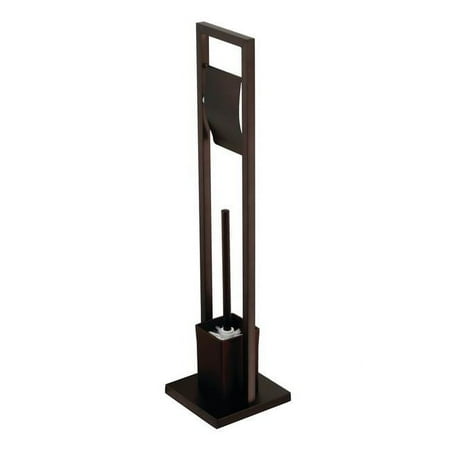 Kingston Brass SCC8345 Modern Pedestal Toilet Paper Holder with Toilet Brush Holder - Oil Rubbed Bronze