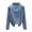 Blue, variant on Women Thermal Turtleneck Shirts Fleece Lined Tops Warm Fleece Thickened Solid High Neck Long Sleeves Shirt Slim Womens Blouses Ladies Tops