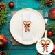 thumbnail image 2 of KAKOWELY servilleteros navideños con aro para servilletas y hebillas para decoración de fiestas navideñas., 2 of 5