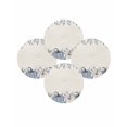 thumbnail image 7 of 15 Inch Round Placemats Set of 4, Thanksgiving Non Slip Heat Insulation PP Table Mats, Fall Country Blue White Pumpkin Leaves Washable Place Mats for Kitchen Dining Party Table Decor, 7 of 7