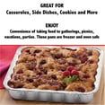thumbnail image 5 of Handi-Foil 8" Aluminum Square Cake Pans with Lids, 3 Count, 5 of 5