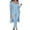 Light blue, variant on Jiyugala Women's Trousers Suit Fall Winter Stretchy Lounge Wear 2022 Solid Color 3 Piece Pants Set Ladies Ribbed Casual Three Pcs Outfits suits