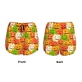 thumbnail image 3 of KLL Cartoon Pumpkins Pattern Shorts Women,Athletic Shorts High Waisted Running Shorts Pocket Sporty Short Gym Elastic Workout Shorts-Medium, 3 of 7