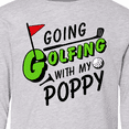 thumbnail image 4 of Inktastic Going Golfing with my Poppy- kids golf Long Sleeve Youth T-Shirt, 4 of 5