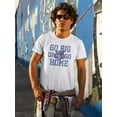 thumbnail image 2 of Go Big Or Go Home Roar Tiger T-Shirt Men -Image by Shutterstock, Male 5X-Large, 2 of 4