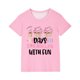 thumbnail image 3 of Xihbxyly Camiseta con Estampado Escolar, Linda Camiseta de Cuello Redondo, Tela Suave y Transpirable, Blusa Casual para Niñas, Uso Diario, Moderna y Linda, Celebración de 100 Días, de 3 a 14 Años, Re, 3 of 7