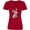 Red, variant on Inktastic Western Dilly Donkey Women's V-Neck T-Shirt