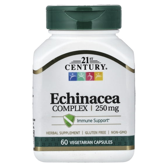 21st Century Echinacea Complex, 60 Vegetarian Capsules (125 mg per Capsule)