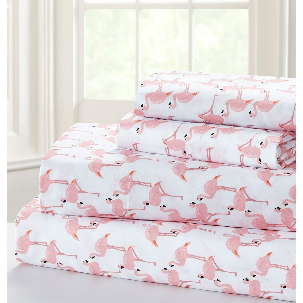 Flamingo 4piece Sheet Set Queen
