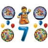Legos 2 Movie 7th Birthday Party Balloons Decoration Supplies Seventh