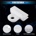 thumbnail image 4 of 4 Pcs Car Window Door Glass Channel Retainer Clip 1.54"x1.30"x0.47" Glass Regulator Holder Sash Clip, 4 of 6