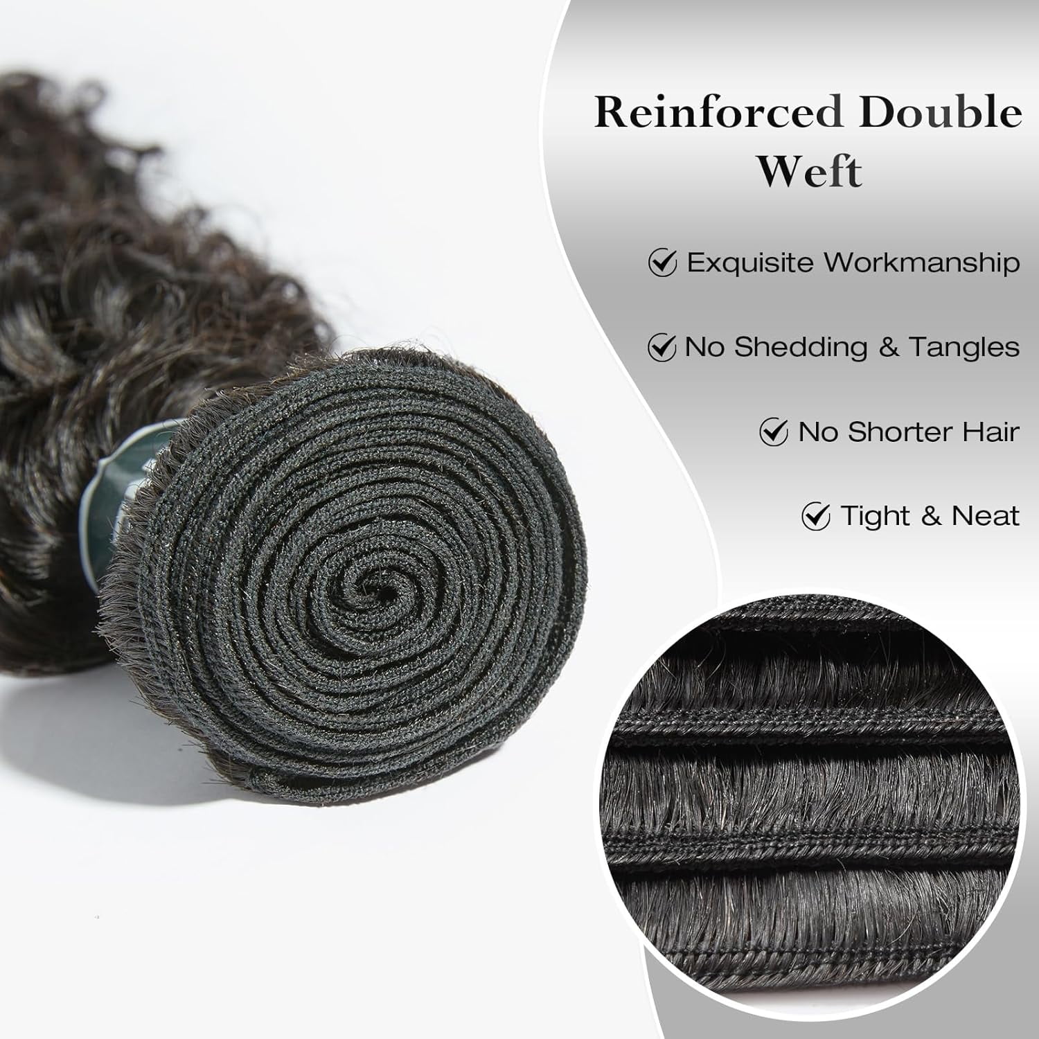 ASHINE 26 28 30 inch Raw Human Hair Bundles Deep Curly Unprocessed Cambodian Flip Over Quick Weave for Women Natural Black 3 pcs Bundles