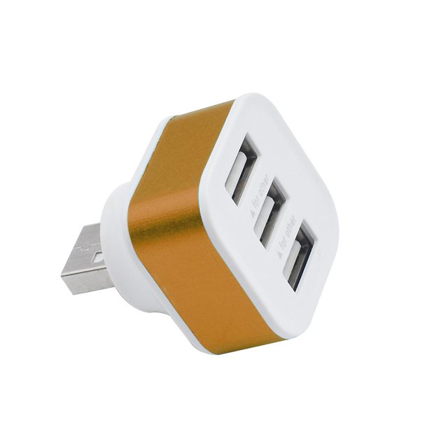 Hub USB divisor de carga USB de expansión de 3 puertos