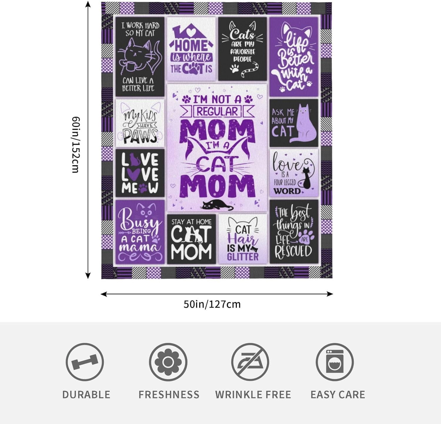 Mothers Day Dog Mom Gifts, Gifts for Dog Lovers Women Unique, Best Gift for Dog Owners, Dog Gifts for Dog Lovers, Gifts for Dog Moms for Birthday, Dog Lover Gift Ideas Throw Blankets 60" x 50"