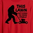 thumbnail image 2 of Instant Message - This Lawn Sasquatch - Men's Long Sleeve T-Shirt, 2 of 5