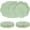 sage green paper plates, variant on 50 PCS Yellow Paper Plates 7 Inch Scalloped Dessert Plates Yellow Disposable Plate for Party Dinner Wedding Baby Shower Birthday Cake Plate