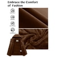 thumbnail image 6 of WenVen Big Boy's Winter Coat Puffer Jacket Snow Parka with Detachable Hood Coffee 18/20, 6 of 11