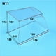 thumbnail image 5 of Cubierta para la Lluvia del Timbre, Plástico Transparente, Protector el Agua, Protector Impermeable, Accesorio de Control de Acceso Al Timbre, 5 of 5
