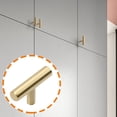 thumbnail image 5 of LNJBABAO 10 Pcs Brushed Brass Cabinet Knob for Kitchen Dresser Gold, 5 of 7