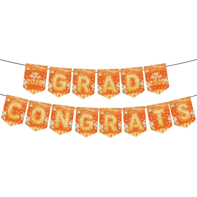 Graduation Decorations 2026 Set Congrats Grad Decor Set with Banner Porch Sign Hanging Honeycomb Centerpieces for Grad Decorations Party Supplies Set,Decoration Kit,Balloon Set,Banner Set,Table Decor