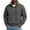 08#Gray, variant on Mens Quarter Button up Sweatshirt Mock Neck Pullover Long Sleeve Casual Tops Winter Wine L