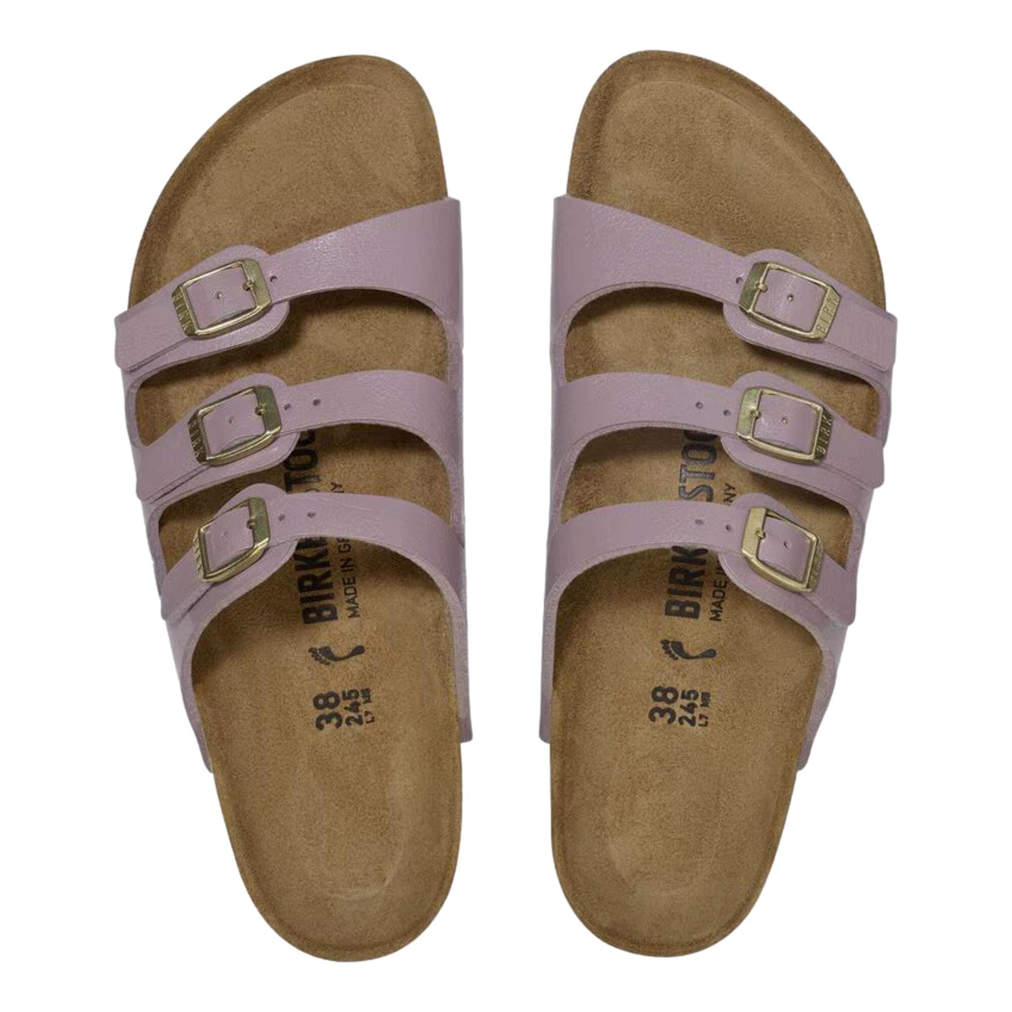 Birkenstock Florida BS Graceful Faded Purple  1029830 Women's Size 8