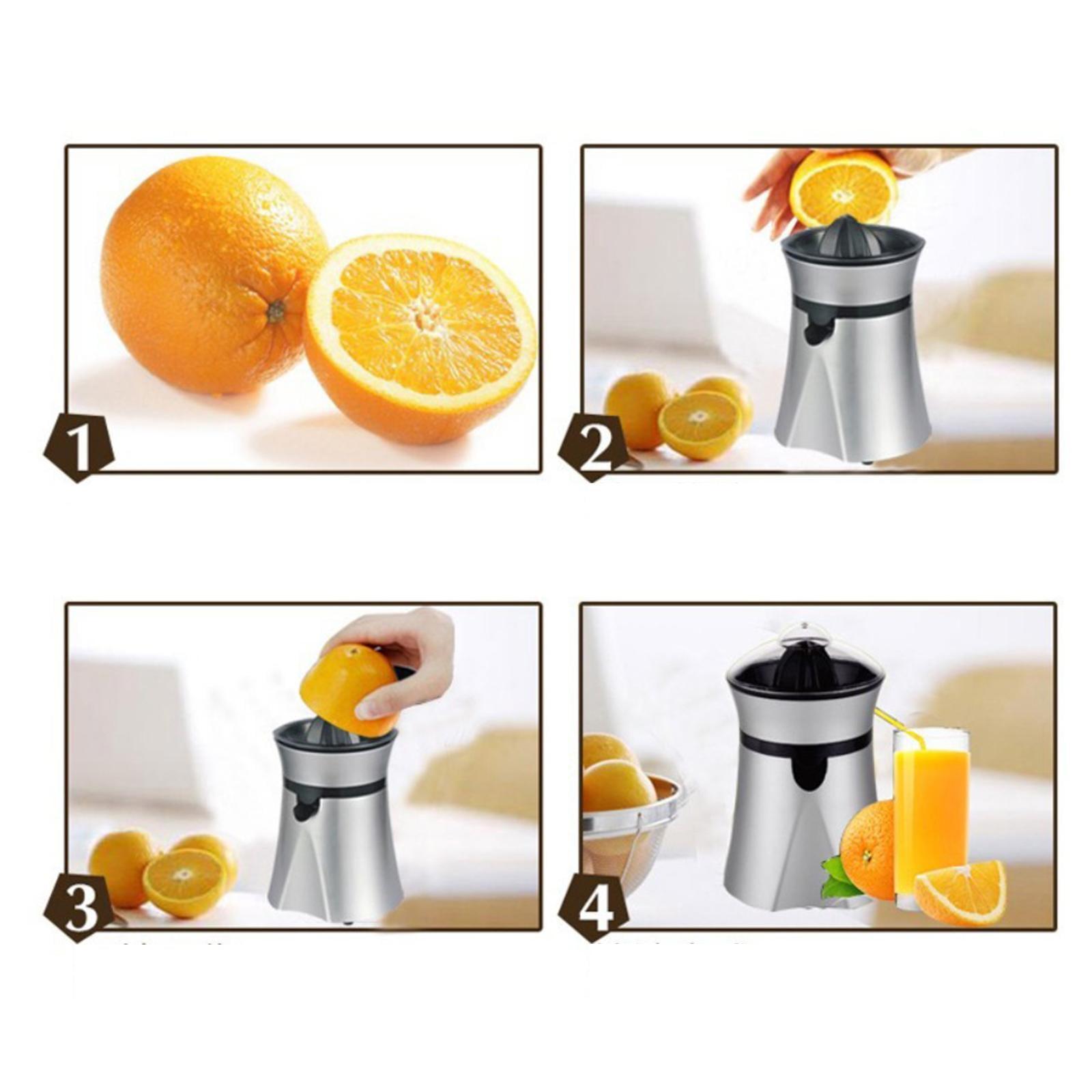 Fiocias Household Electric Juicer with Two Interchangeable Cones Electric Juicer Orange Juicer Machine Extractor for kitchen and home Appliances