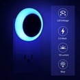thumbnail image 3 of LED Night Light Blue, Light Sensor, Calm Blue Light, Easy on Eyes, Decorative, Night Light Plug into Wall for Bedroom, Bathroom, Kitchen, Hallways, Rooms for Kids, Baby, Children, 2 Pack, 3 of 7