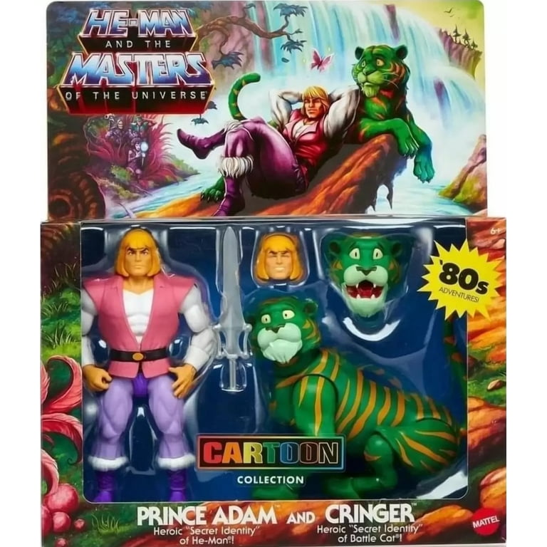 Free Shipping! Masters of the Universe Prince Adam and Cringer
