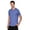 Indigo, variant on Active Men's Space Dye Quick Dry Stretch Jersey T-Shirt
