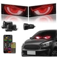 thumbnail image 1 of Letrero LED Nfutreon flexible con forma de ojos de diablo para coche, 37 x 9 cm, 1 of 8
