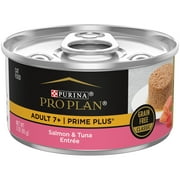 Purina Pro Plan Salmon and Tuna Wet Cat Food for Adult Cats, Grain-Free, 3 oz Cans (24 Pack)