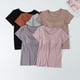 thumbnail image 1 of Camiseta de manga corta con almohadilla para el pecho, sujetador sin costuras, pijama de yoga de una pieza para mujer de verano, 1 of 1