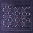 thumbnail image 1 of Ahgly Company Indoor Square Persian Blue Traditional Area Rugs, 5' Square, 1 of 4