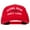 Red, variant on Scuba Hair Don't Care Embroidered Solid Cotton Pro Cap - Red OSFM