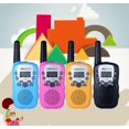 thumbnail image 5 of Walkie Talkie para niños Walkie Talkie pequeño Mini Walkie Talkie para niños Walkie Talkie portátil, Azul A, 5 of 5