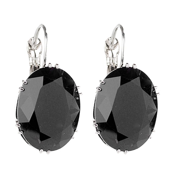 ruhuadgb Earrings,phoe Women Fashion Cubic Zirconia Party Jewelry Gift Black