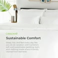 thumbnail image 2 of Cariloha Classic Bamboo Viscose 4-Piece Bed Sheet Set - Cooling and Comfortable for Rest and Relaxation - Flat and Fitted Sheet and Two Pillowcases - King - Beach Linen, 2 of 7