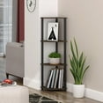 thumbnail image 2 of 5 Tier Corner Display Rack Multipurpose Shelving Unit, Dark Cherry/Black, 2 of 7