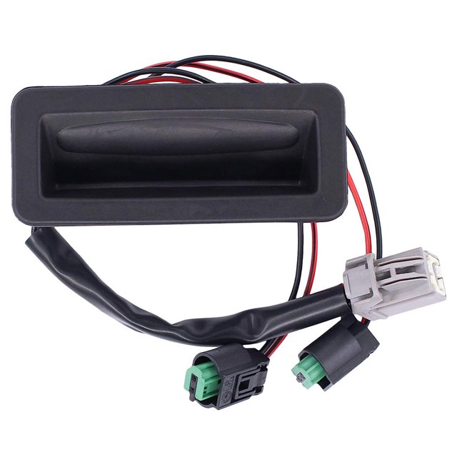 Ruiboury Black Car Accessories Durable Switch For All Vehicles Plastic Shell Has Good Insulation Trunk Switch black 1Set