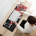 thumbnail image 3 of Black Red Gaming Mouse Pad - Large 31.5x11.8 inch Non-Slip Desk Pad with Stitched Edge for Unparalleled Gaming and Office Work, 3 of 7