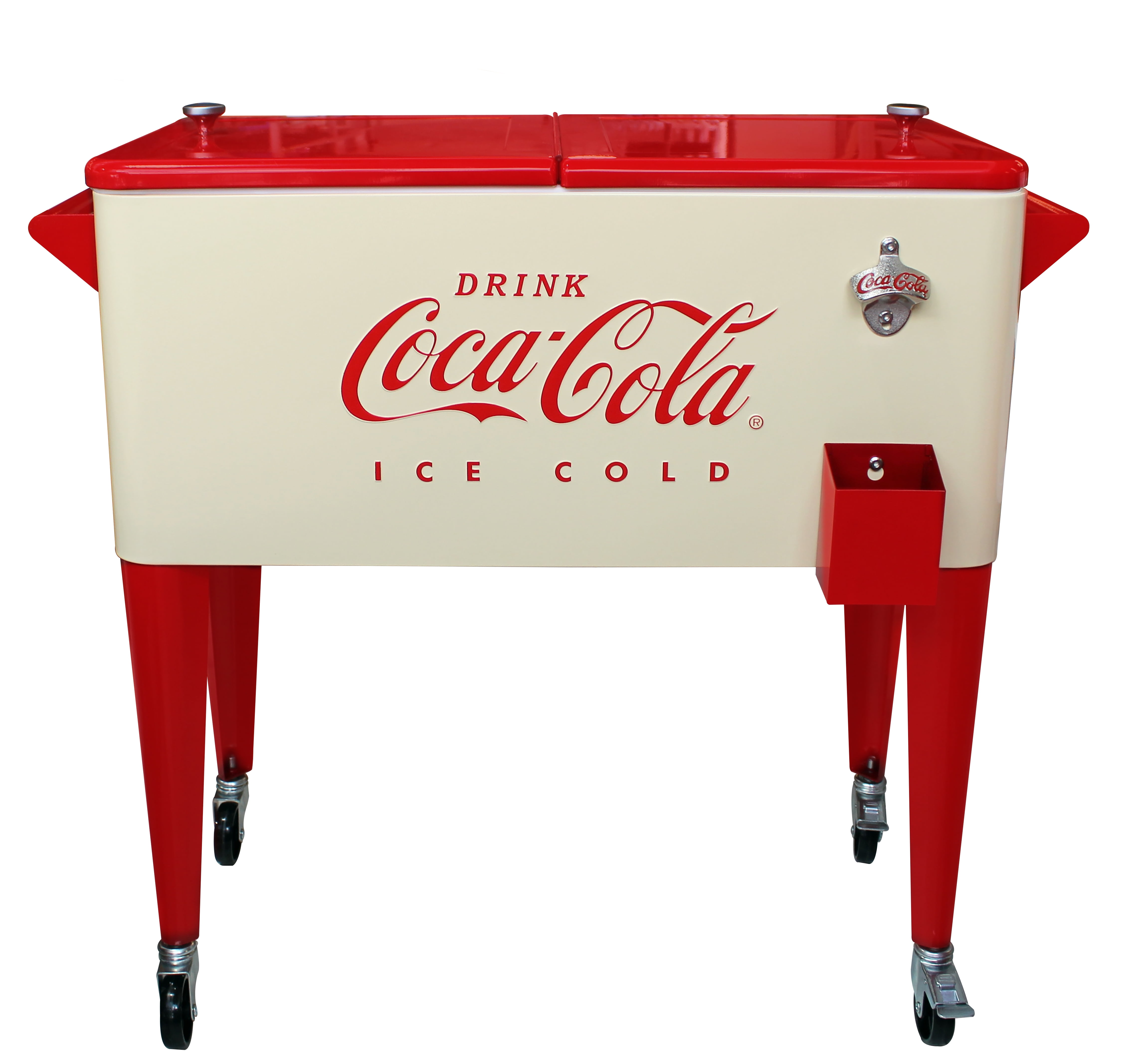 Leigh Country Coca-Cola Series Retro Rolling Outdoor Patio Cooler