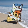 thumbnail image 4 of PHYHOO Cute Cartoon Shiba Inu Microfiber Beach Towel for Adult Quick Dry Sand Free Lightweight Oversized Ultra Soft Skin-Friendly Swim Pool Travel Picnic Shower Bath Towel Blanket 30x60in, 4 of 8