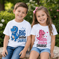 thumbnail image 3 of Big Brother and Little Sister Shirt, Dinosaur Saurus Matching Family Shirts, Brother Sister Outfit, Sibling Gift, Birthday Gift for Brother and Sister, 3 of 7