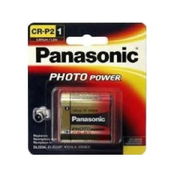 Baterías de Litio Panasonic CR-P2 6V Paquete de 8 de Larga Duración