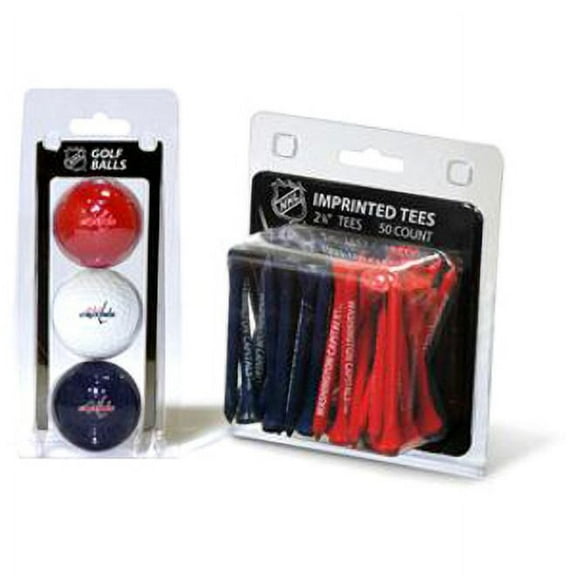 Bundle Team Golf 15899 Washington Capitals 3 Ball Golf Pack And 50